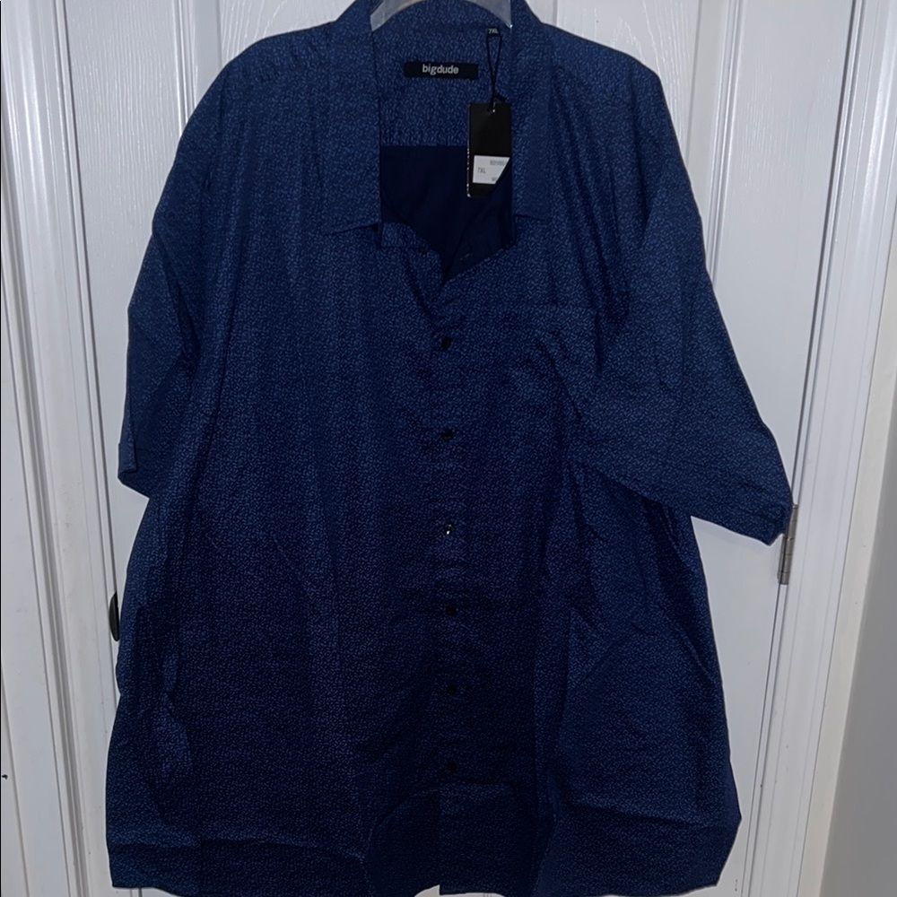 Deep Blue Delgado Button-Up Shirt